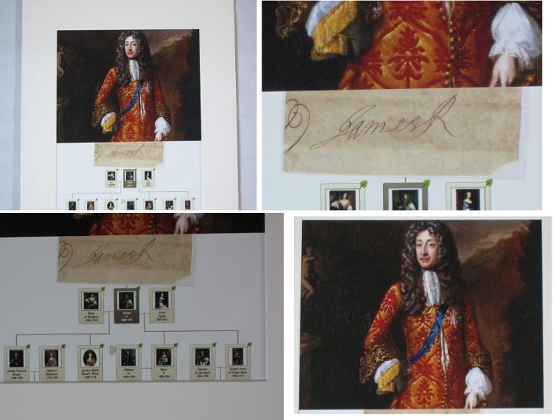 King James II Hand Signed Autograph