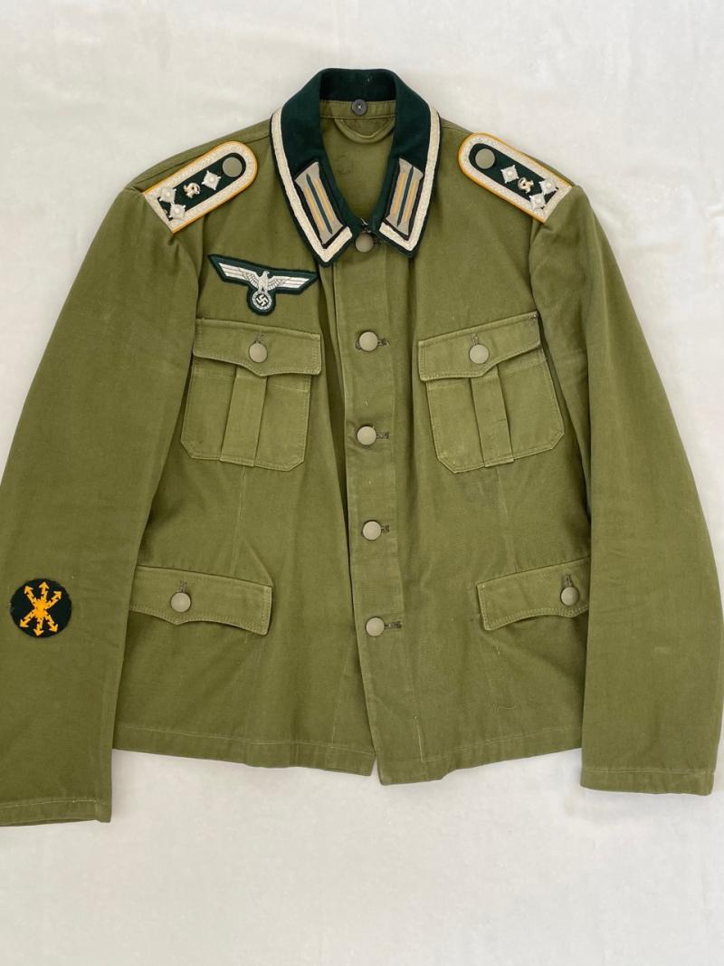 WWII  GERMAN  THIRD  REICH  SUMMER  COMBAT  RECON  TUNIC