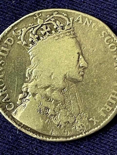 RARE, KING CHARLES II, OFFICIAL CORONATION SOLID SILVER MEDAL 1661 BY THOMAS SIMON.