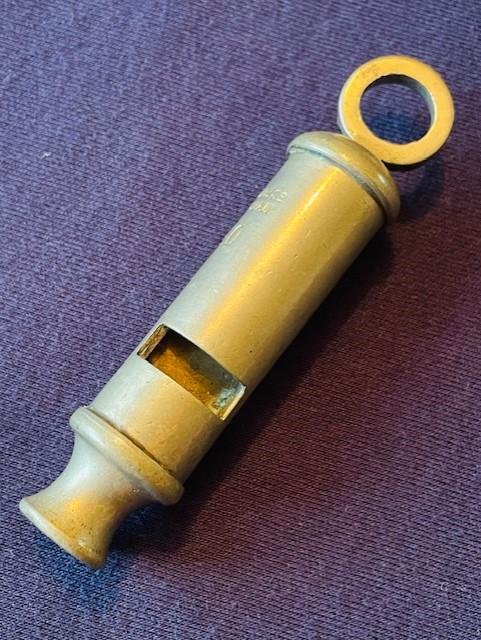 WWII 1940 BRITISH WHISTLE J. HUDSON & SONS BIRMINGHAM