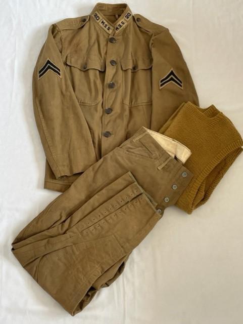 US STATE GUARD 1912 SUMMER UNIFORM SET PRE WWI