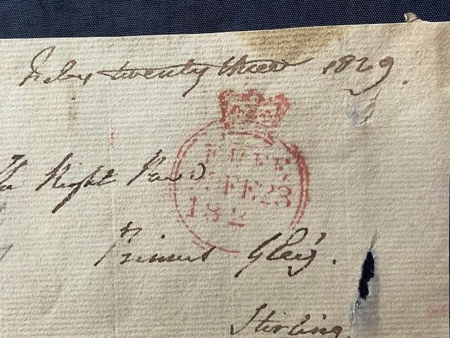 FINE AUTOGRAPH OF ARCH BISHOP OF CANTERBURY WILLIAM HOWLEY 1829.