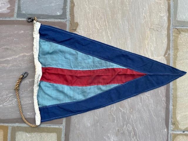 ORIGINAL LARGE WARTIME RAF GROUP CAPTAINS STATION FLAG/PENDENT.