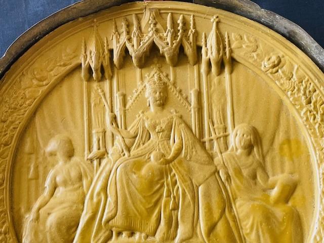 1875 BOXED PATENT DOCUMENT SET WITH QUEEN VICTORIA GREAT WAX SEAL OF THE RELM