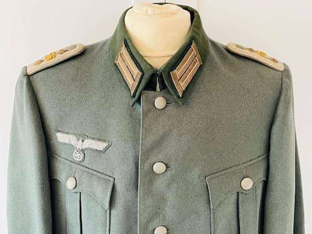 CAPTAINS WWII GERMAN 56 INFANTRY OFFICERS FOUR POCKET FIELD TUNIC