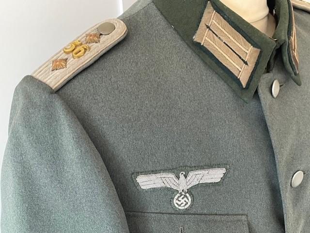 CAPTAINS WWII GERMAN 56 INFANTRY OFFICERS FOUR POCKET FIELD TUNIC