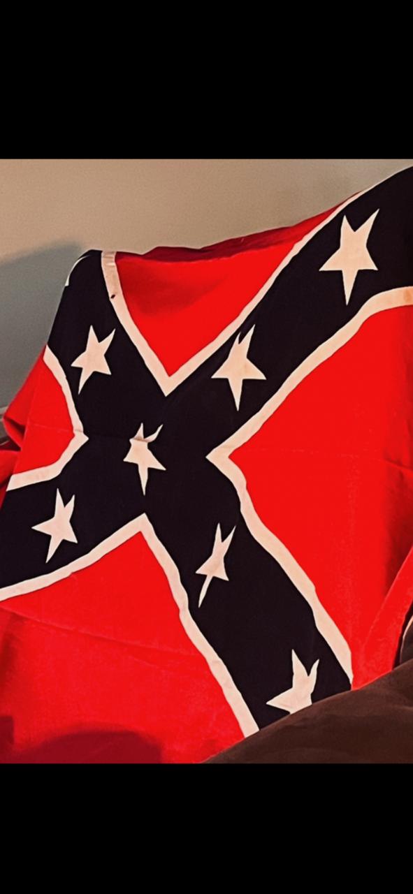 ORIGINAL AMERICAN CIRC. MID 1960s CONFEDERATE FLAG AND BUNTING ADDITIONAL PHOTOS