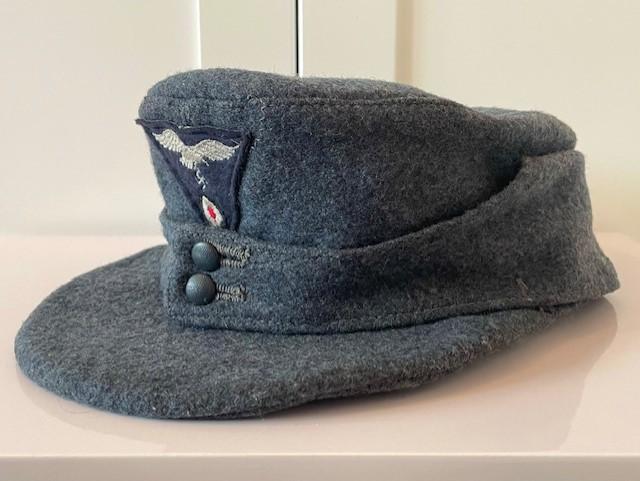 GERMAN WWII LUFTWAFFE M43 CAP DATED 1944.