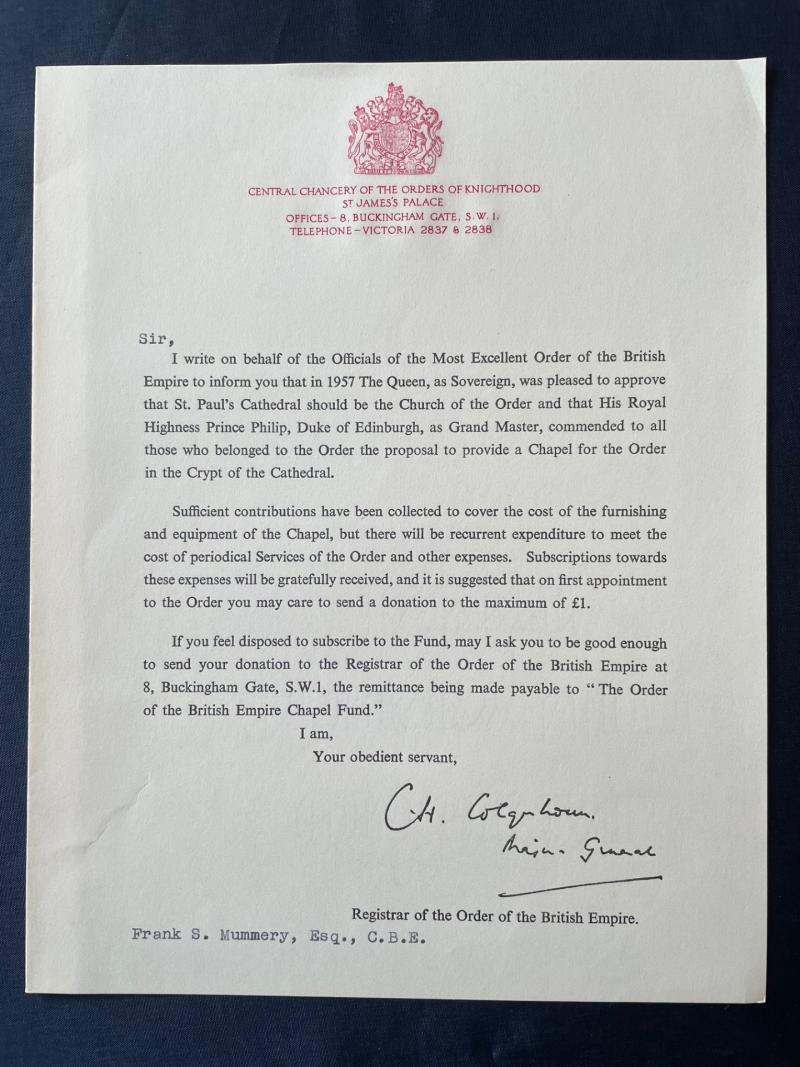 RARE NAMED EIIR CBE GROUPING WITH PHOTOGRAPHS TO FIRE CHIEF LONDON BRIGADE 1968 ADDITIONAL PHOTOS