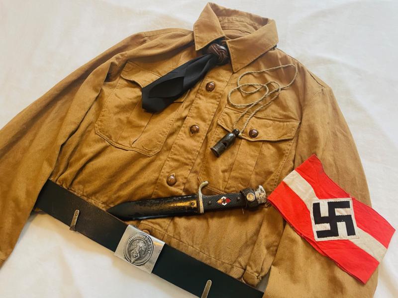 FINE WWII GERMAN HITLER YOUTH BOY UNIFORM SET