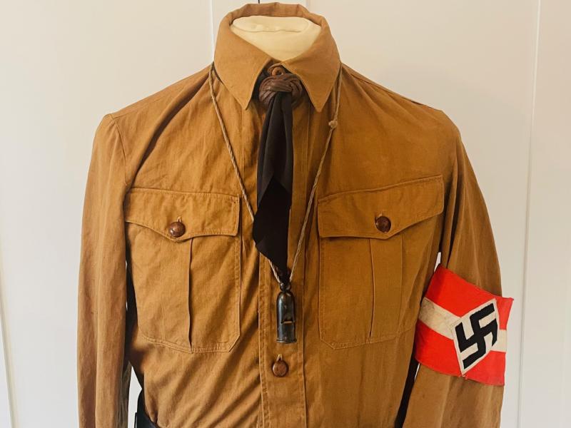 FINE WWII GERMAN HITLER YOUTH BOY UNIFORM SET