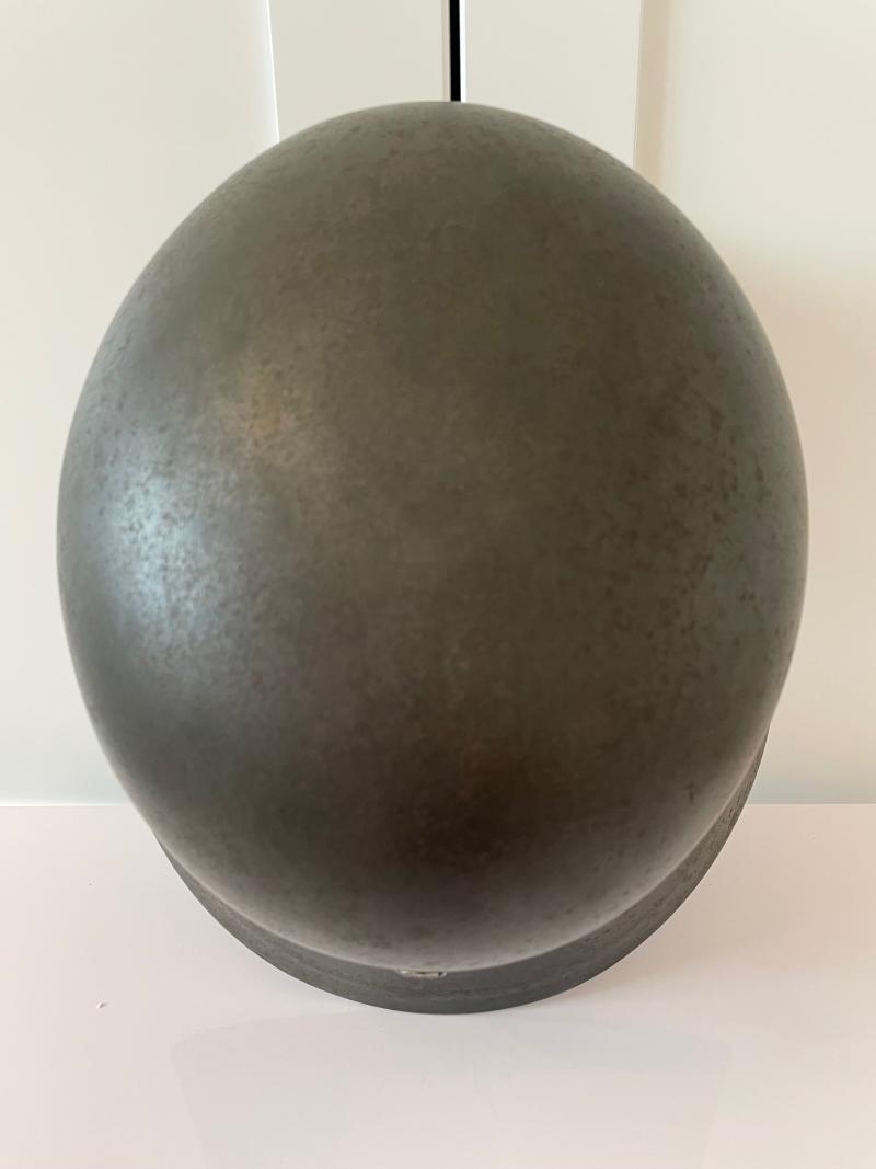 TOTALLY ORIGINAL RARE GERMAN WWII ARMY M40 DD COMBAT HELMET ADDITIONAL PHOTOS
