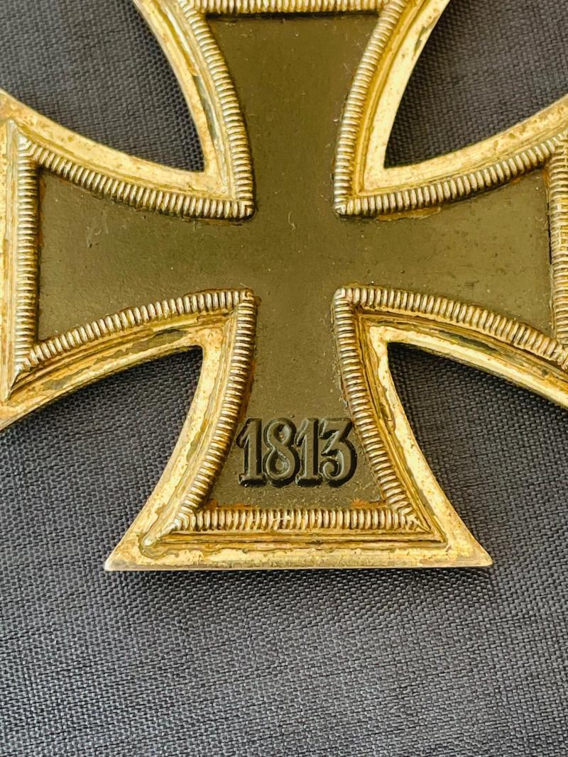 RARE WWII IRON CROSS 2RD CLASS RING STAMPED 4, STEINHAUER & LUCK OF LUDENSCHHELD.