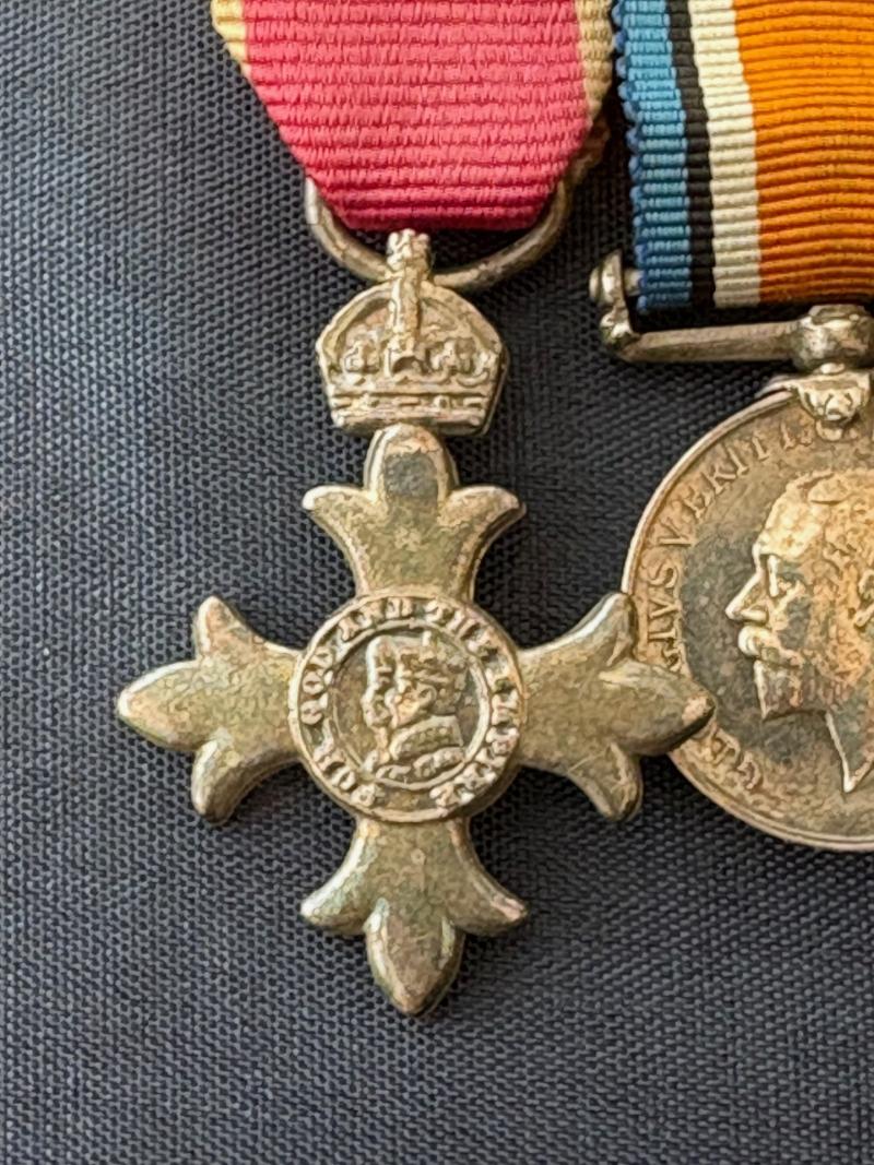 Wonderful Medal Group of Six original Miniatures including a MBE.