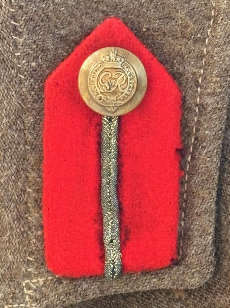 1942 WWII COLONELS ANTI-AIRCRAFT COMMAND BATTLEDRESS LONDON BATTALION.  ADDITIONAL PHOTOS