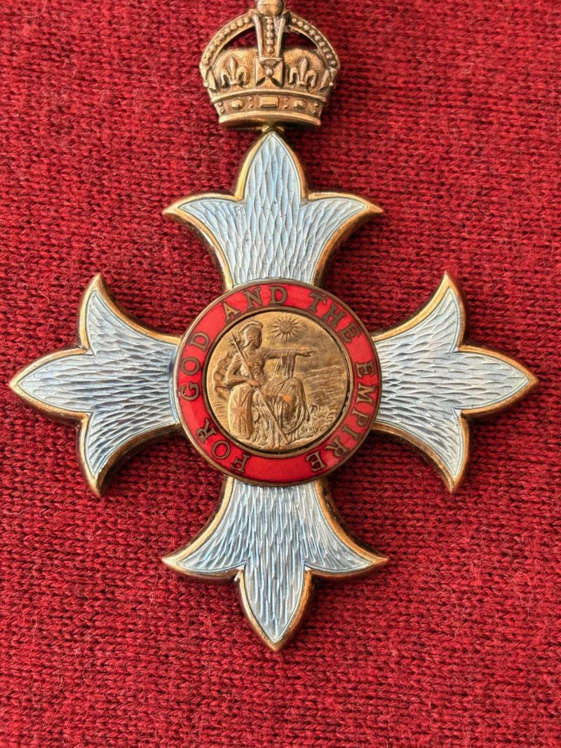 WWI MILITARY 1917 KNIGHTHOOD OF THE ORDER OF THE BRITISH EMPIRE SET.