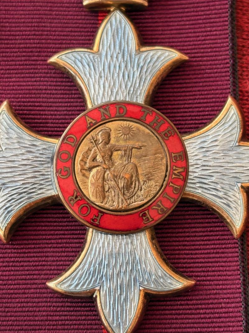 WWI MILITARY 1917 KNIGHTHOOD OF THE ORDER OF THE BRITISH EMPIRE SET.