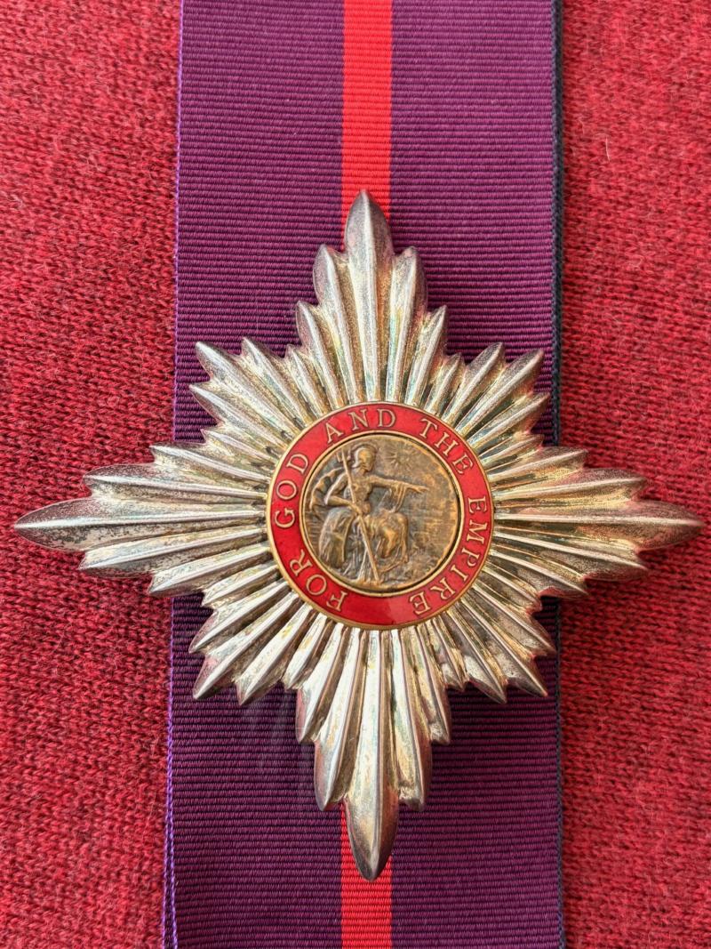 WWI MILITARY 1917 KNIGHTHOOD OF THE ORDER OF THE BRITISH EMPIRE SET.