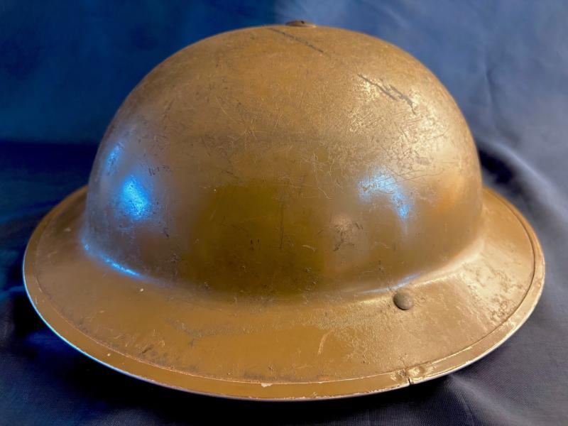 Incredible WW2 1939 British Army Dunkirk Battle of France Helmet Fully Stamped.